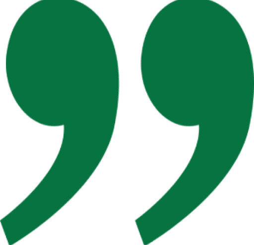 Dark background with green quotes